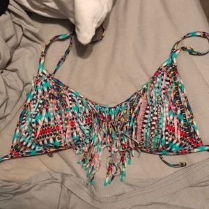 Tribal print swim suit